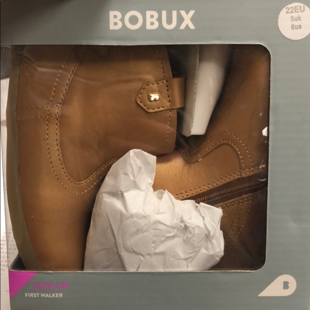Bobux Vale-toddler Caramel Shimmer
